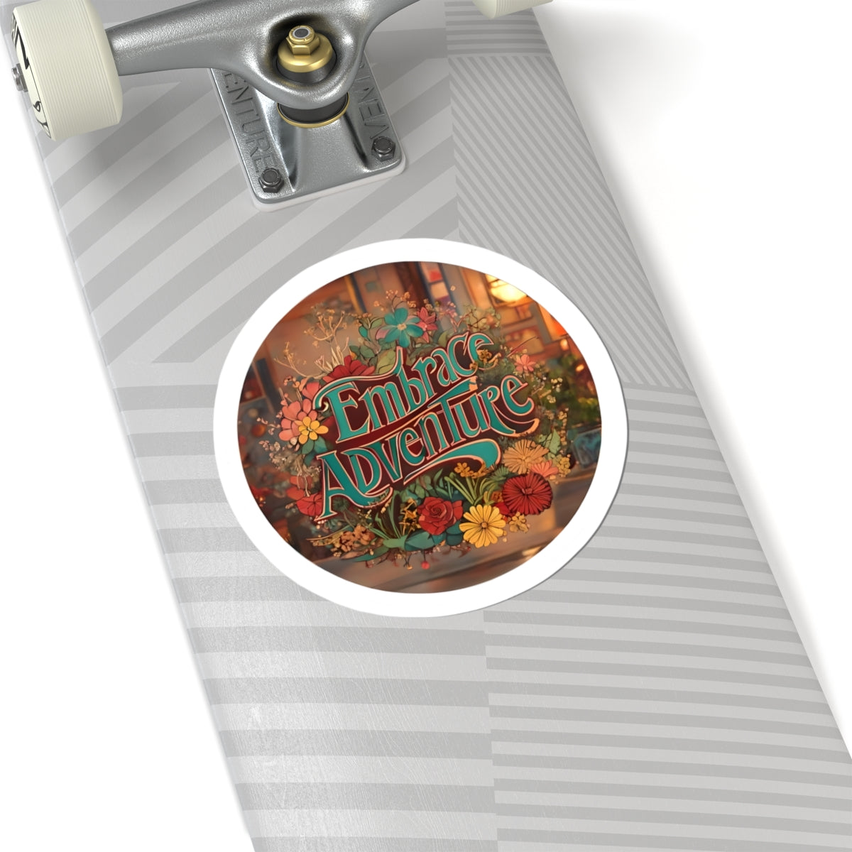 Embrace Adventure Sticker | Kiss-Cut Design | Hippsey Creations