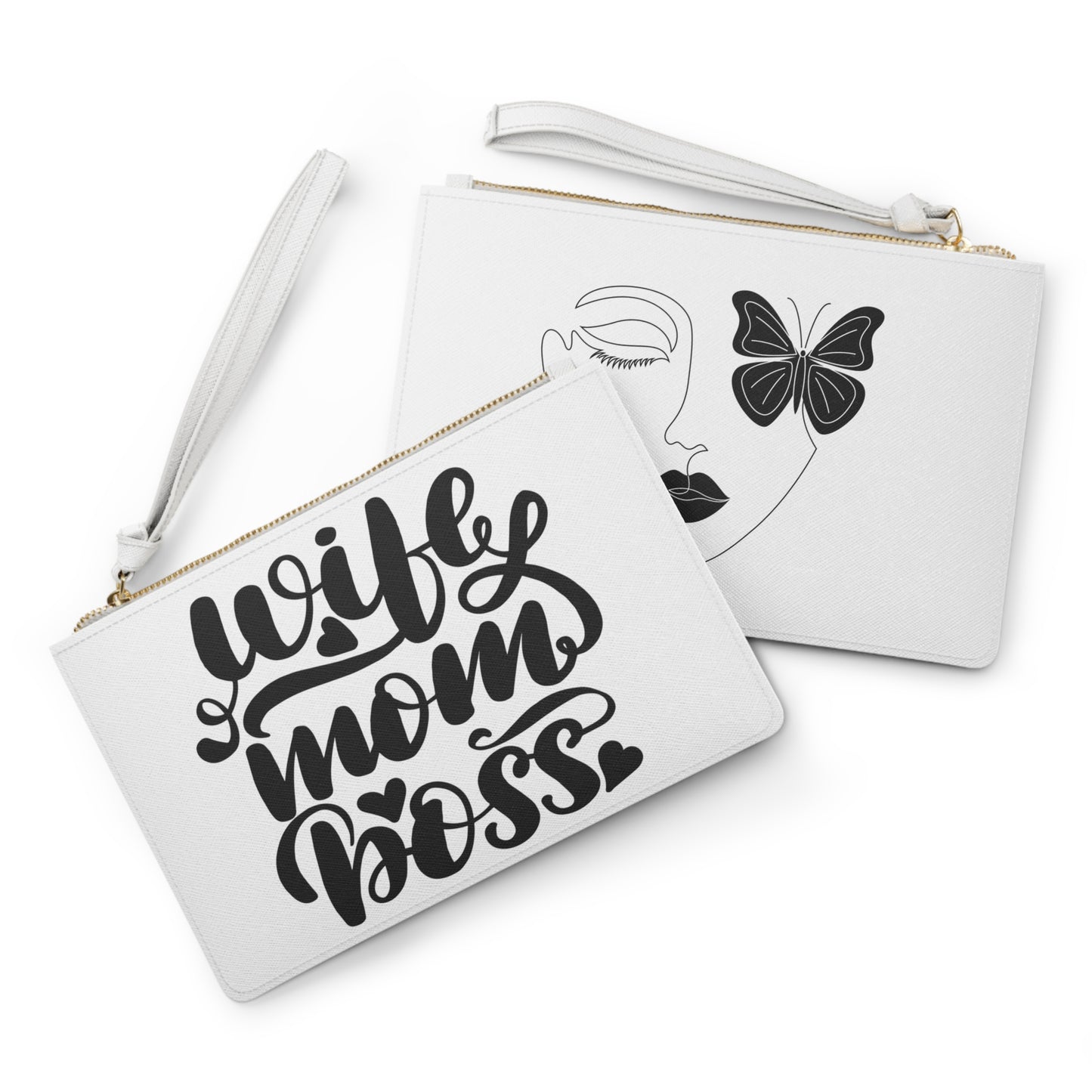 Our Wife Mom Boss Clutch Bag