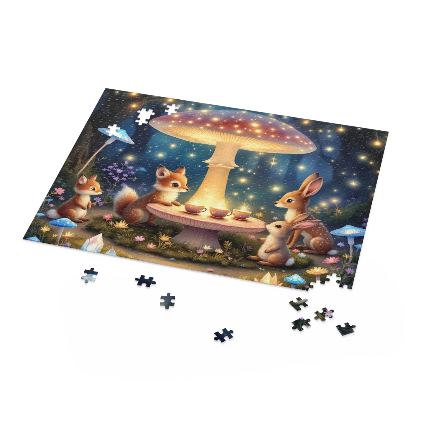 Enchanting Forest Creatures Puzzle | 120-500 Pieces | Hippsey Creations