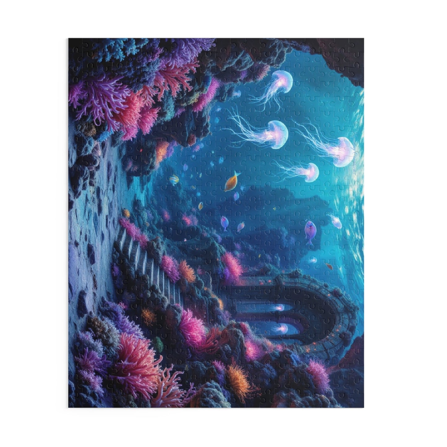 Underwater Serenity Puzzle | 120-500 Pieces | Hippsey Creations