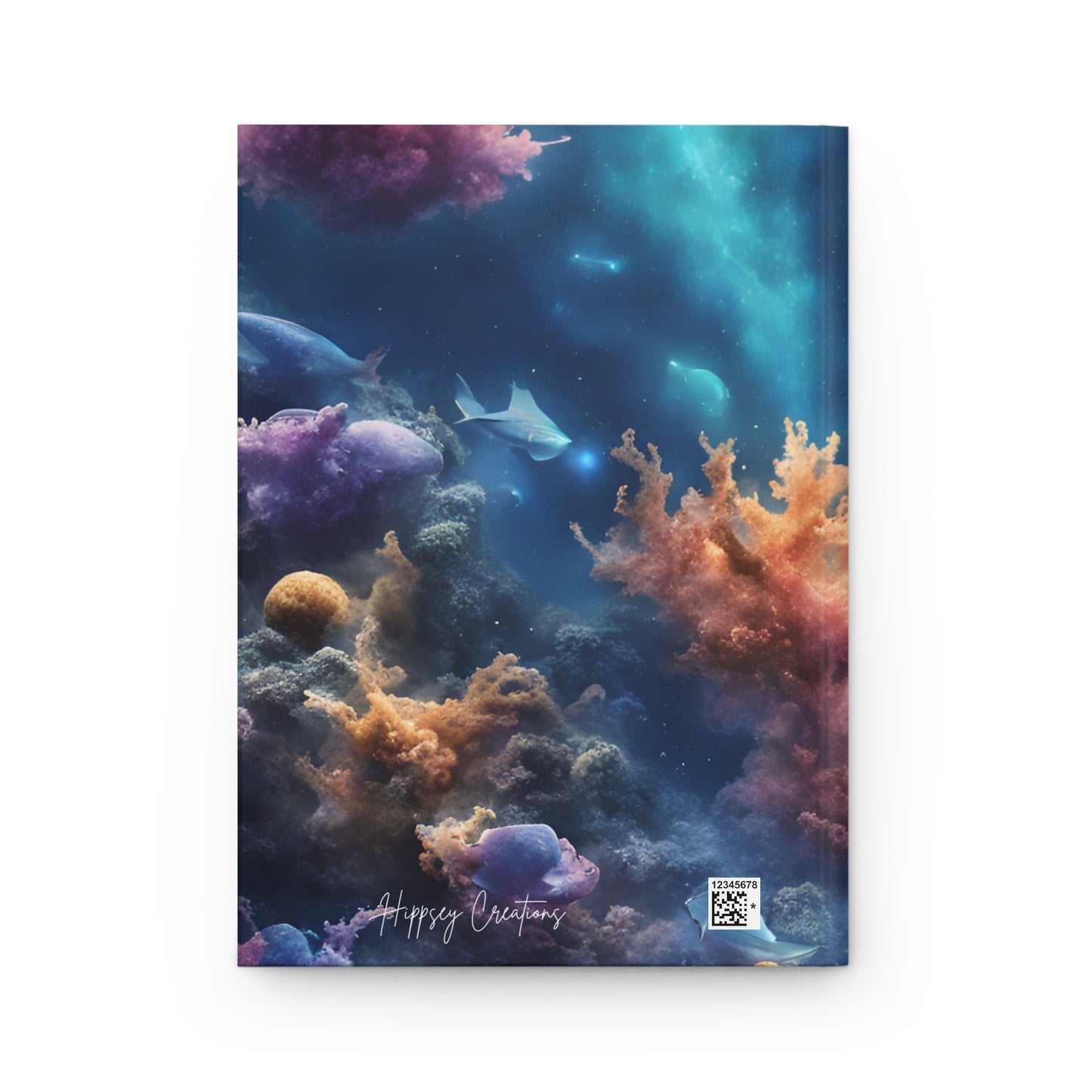Coral Reflections Hardcover Journal | 5x8 150 Pages | Hippsey Creationserwater Design