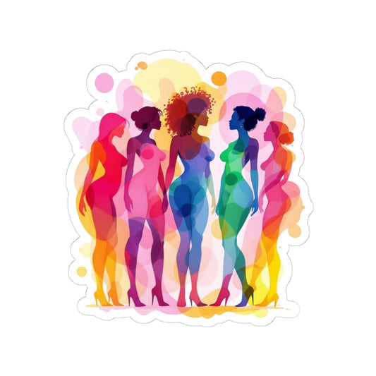 Empowered Women Sticker | Kiss-Cut Decal | Hippsey Creations