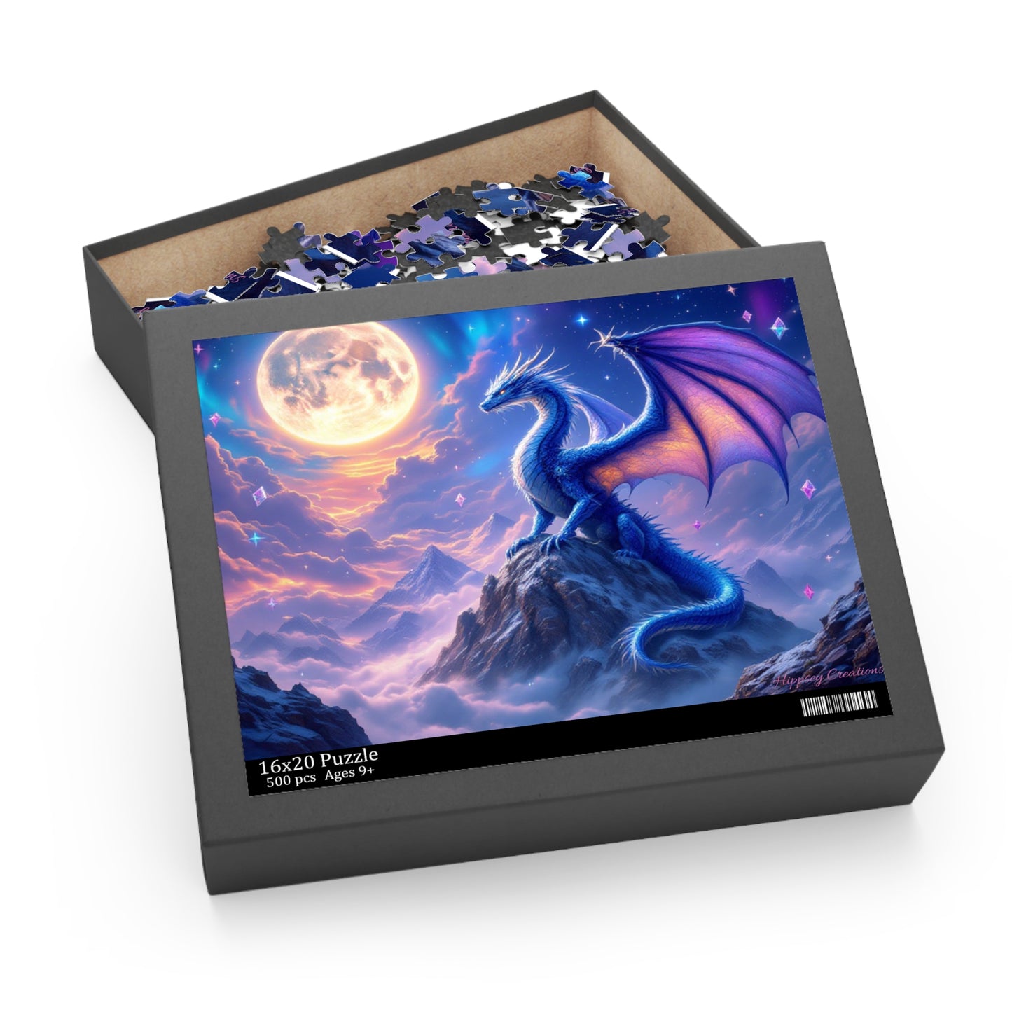 Mystical Dragon Puzzle | 120-500 Pieces | Hippsey Creations