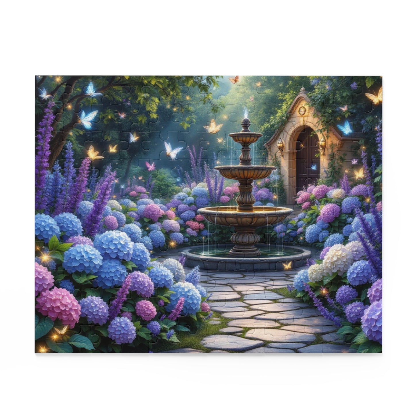 Enchanting Flower Garden Puzzle | 120-500 Pieces | Hippsey Creations