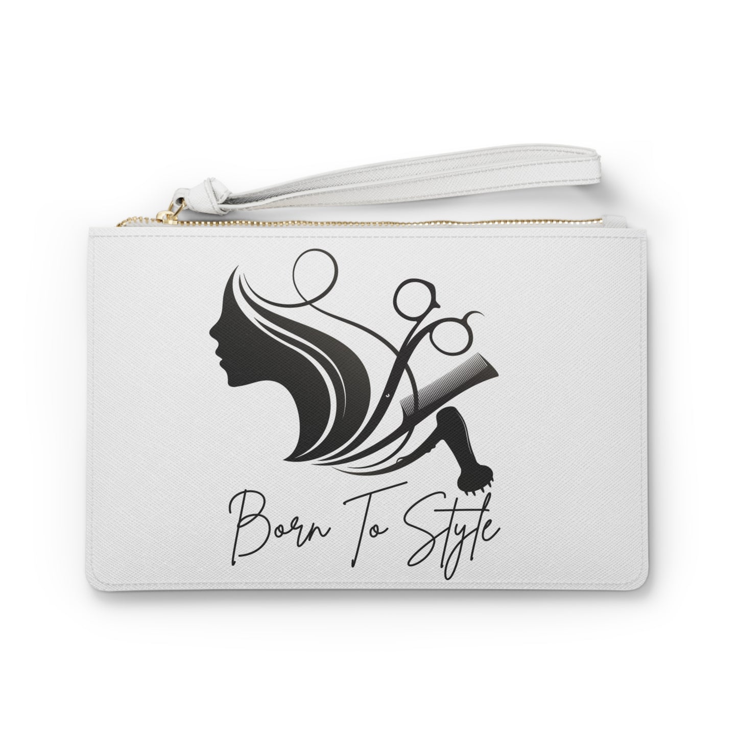Born to Style Clutch Bag – Vegan Leather with Saffiano Pattern