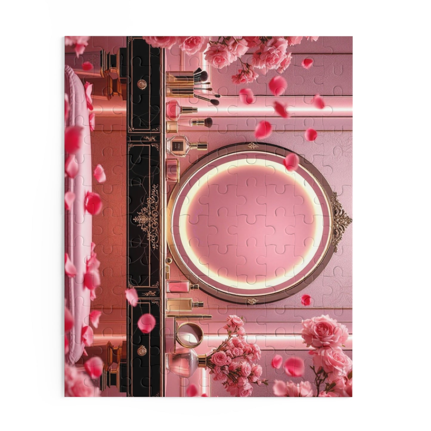 Elegant Floral Beauty Puzzle | 120-500 Pieces | Hippsey Creations