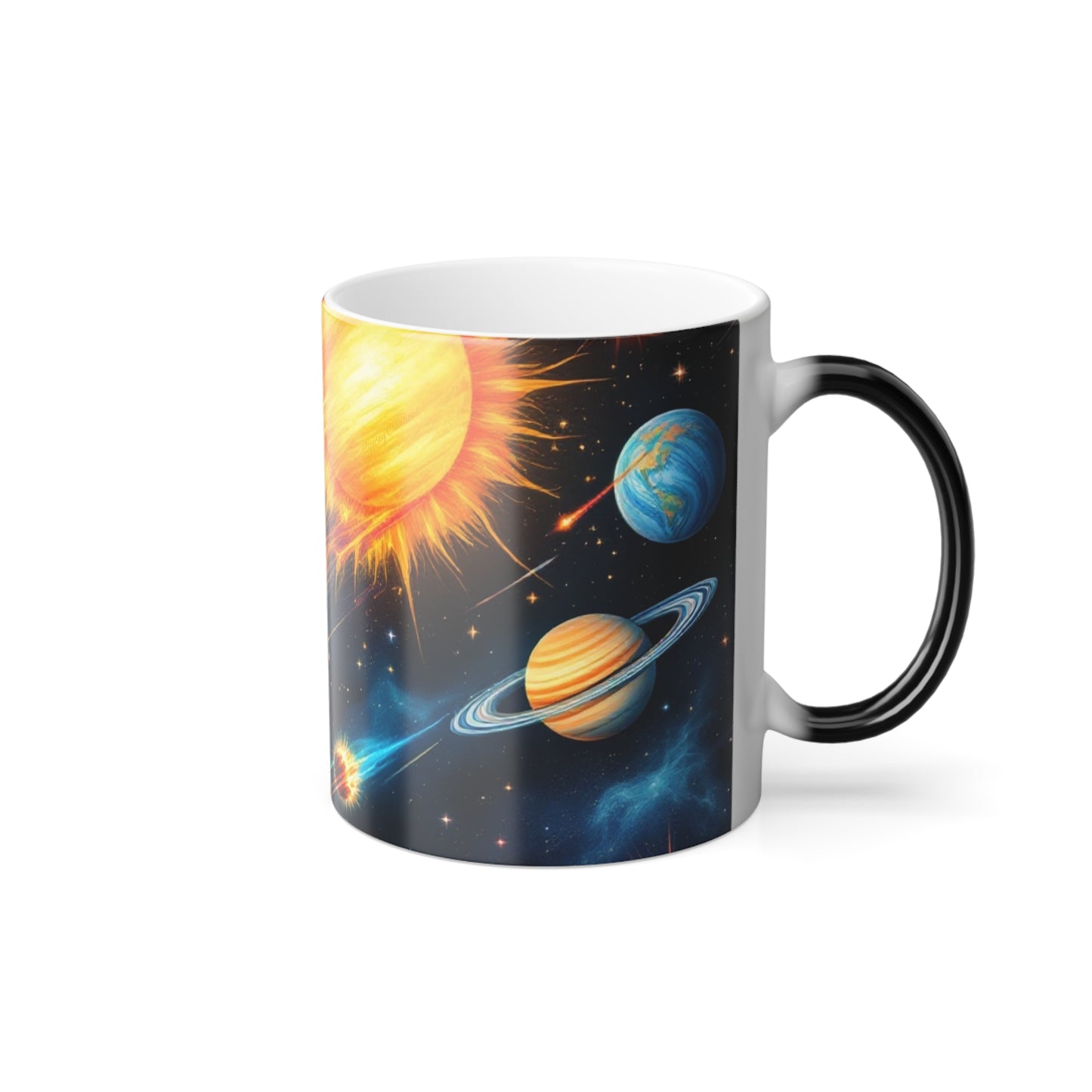Solar Symphony Color-Changing Mug | Cosmic Magic Reveal | Hippsey Creations