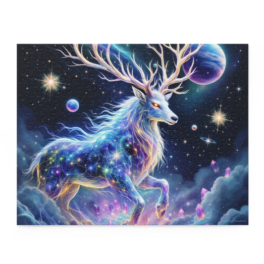 Cosmic Stag Puzzle | 120-500 Pieces | Hippsey Creations