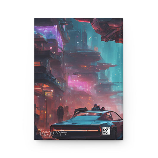Neon Noir Hardcover Journal | 5x8 150 Pages | Hippsey CreationsDesign