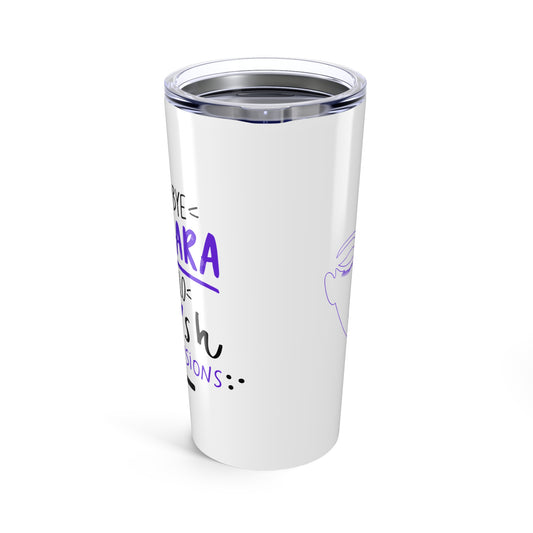Plum Professional Goodbye Mascara Tumbler | 20oz Stainless Steel | Hippsey Creations