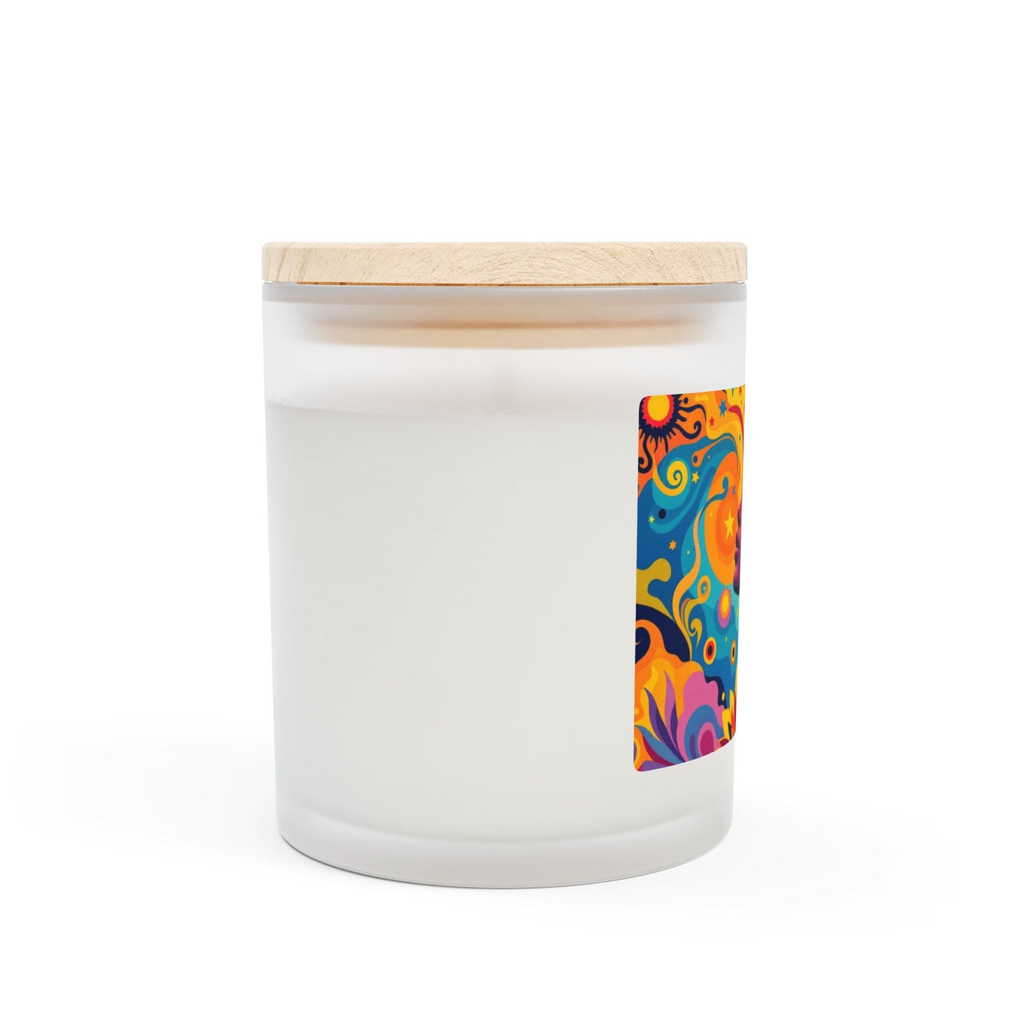 Kaleidoscope Garden Wooden Wick Candle | 11oz Coconut-Soy | Hippsey Creations