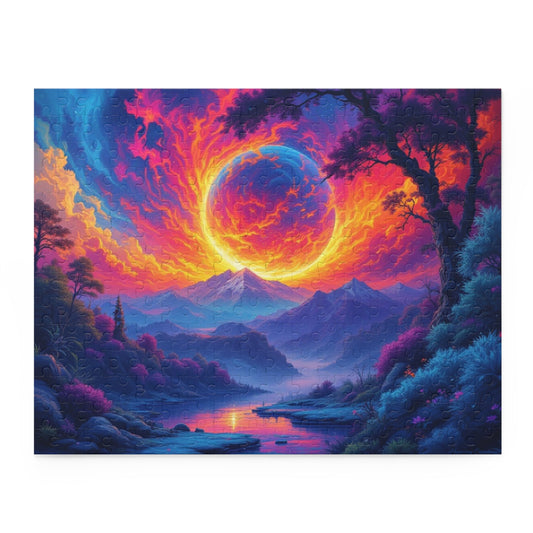 Vibrant Sunset Puzzle | 120-500 Pieces | Hippsey Creations