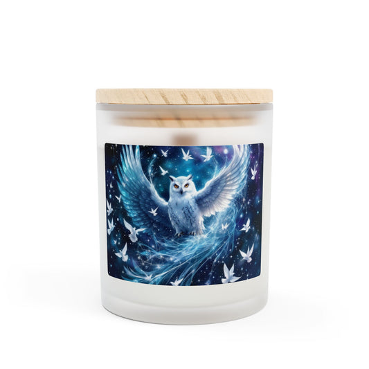 Night Owl Oracle Wooden Wick Candle | 11oz Coconut-Soy | Hippsey Creations