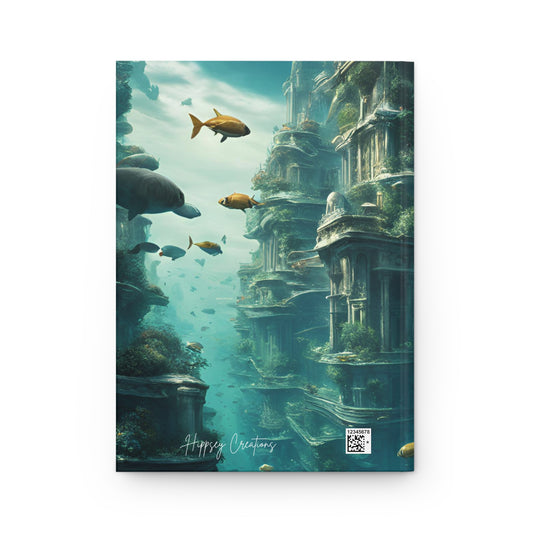 Sunken Splendor Journal – 5x8 Lined Pages, Underwater City Design