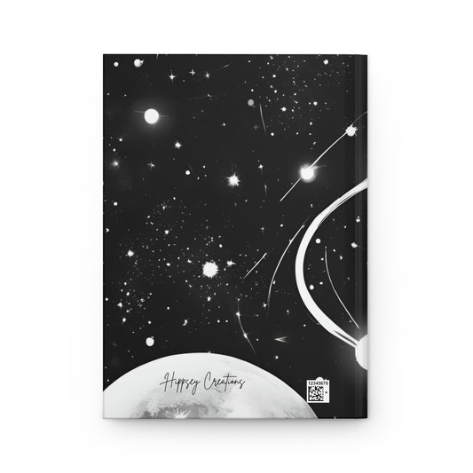 Nebula Dreams Hardcover Journal | 5x8 150 Pages | Hippsey Creationsc Galaxy Design
