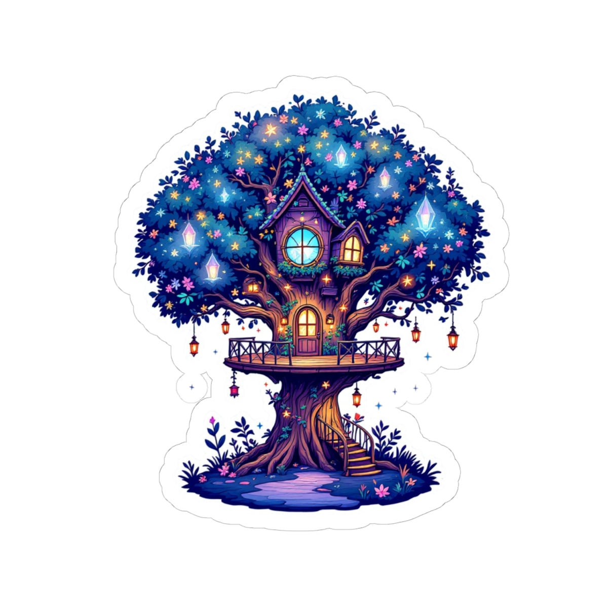 Enchanted Teacup Sticker | Kiss-Cut Design | Hippsey Creations
