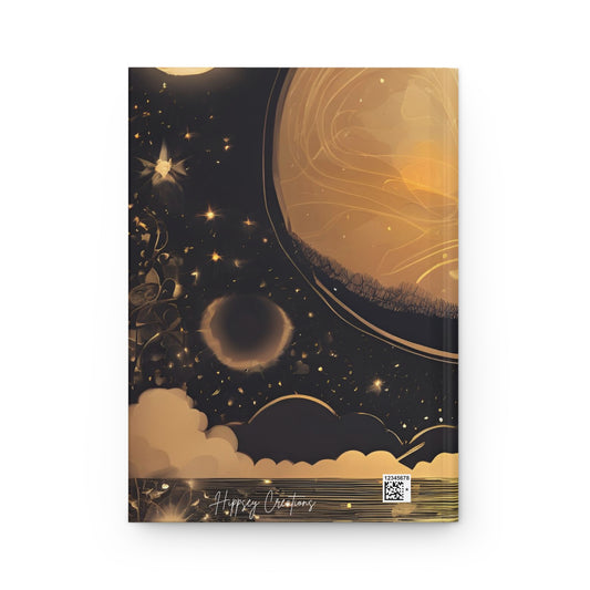 Moonlit Sonata Hardcover Journal - Hippsey Creations