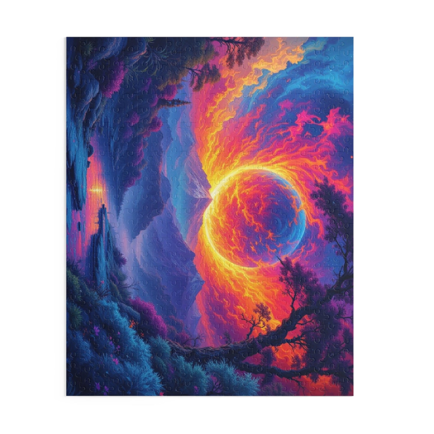 Vibrant Sunset Puzzle | 120-500 Pieces | Hippsey Creations