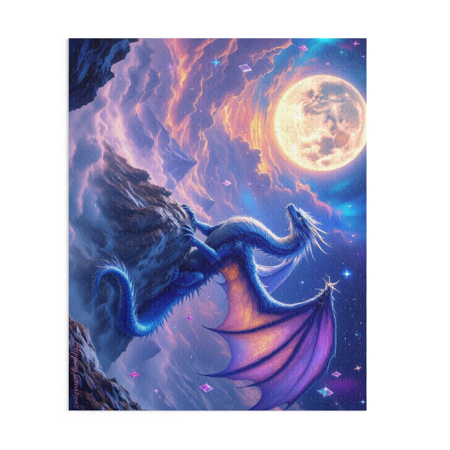 Mystical Dragon Puzzle | 120-500 Pieces | Hippsey Creations