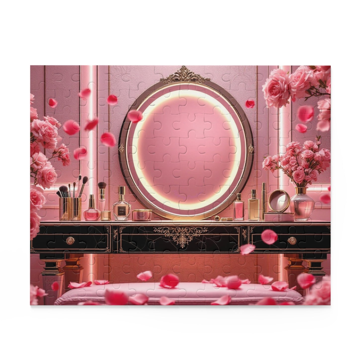 Elegant Floral Beauty Puzzle | 120-500 Pieces | Hippsey Creations
