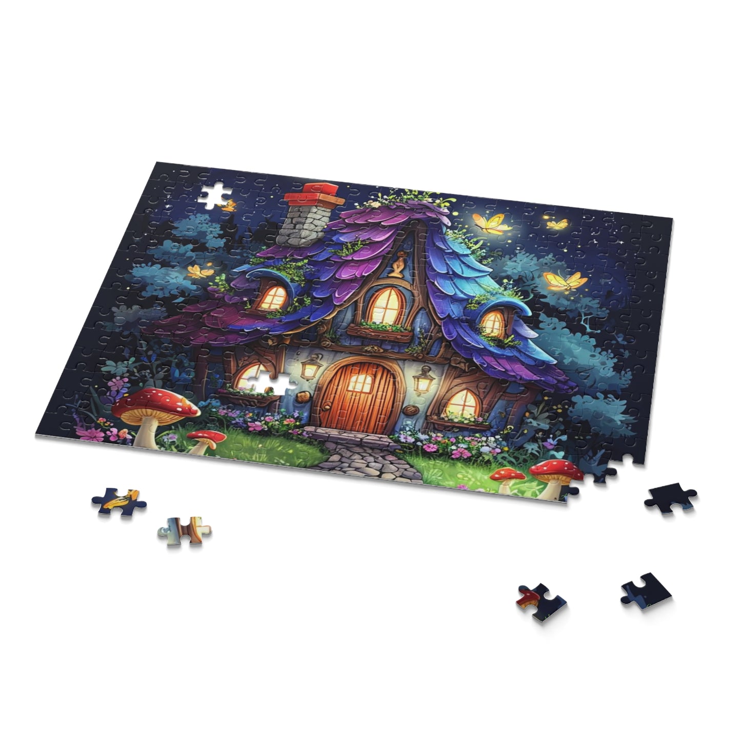 Whimsical Cottage Puzzle | 120-500 Pieces | Hippsey Creations