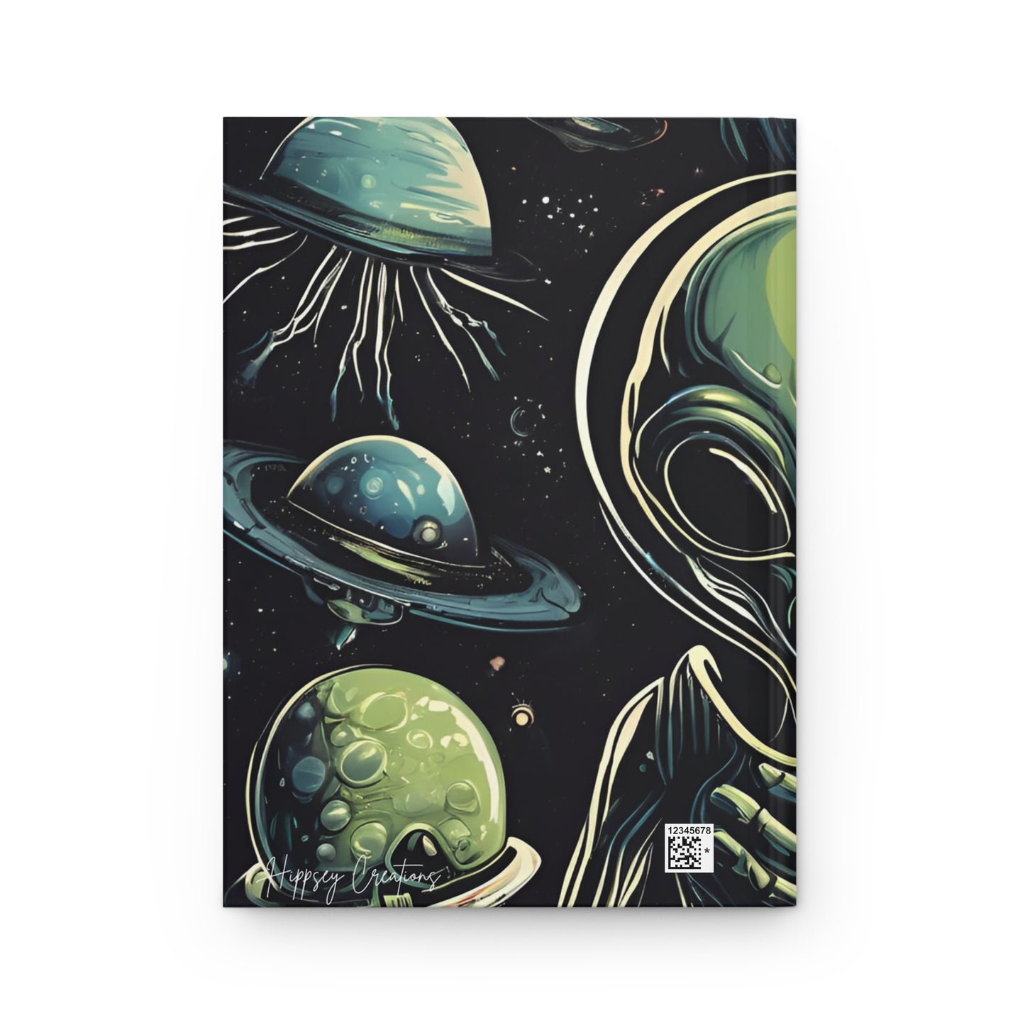 Alien Armada Chronicles Journal – 5x8 Lined Pages, Sci-Fi-Inspired Design