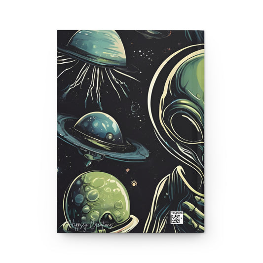 Interstellar Unity Diary Hardcover Journal | 5x8 150 Pages | Hippsey Creations
