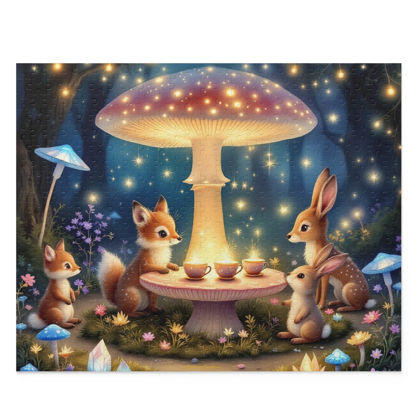 Enchanting Forest Creatures Puzzle | 120-500 Pieces | Hippsey Creations