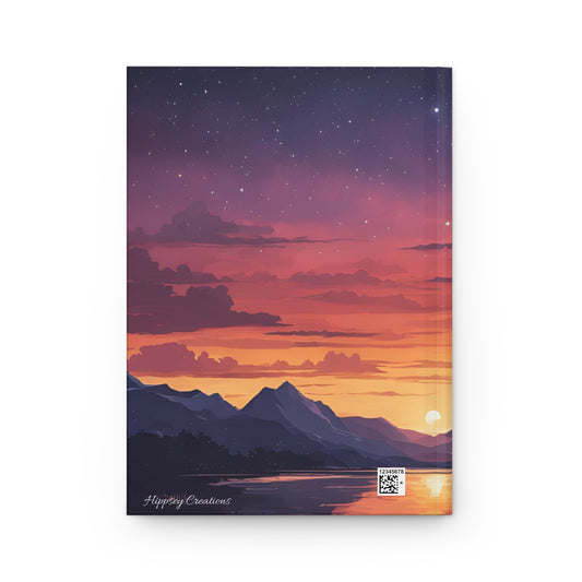 Tranquil Thoughts Hardcover Journal | 5x8 150 Pages | Hippsey Creations