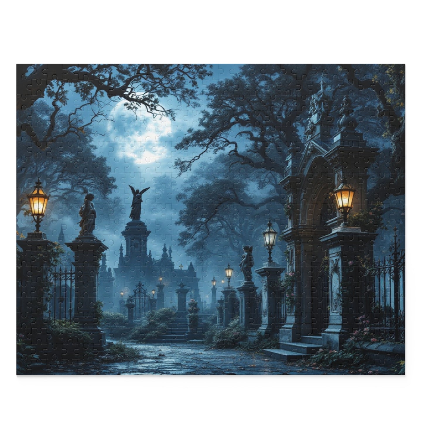 Moonlit Memorial Puzzle | 120-500 Pieces | Hippsey Creations