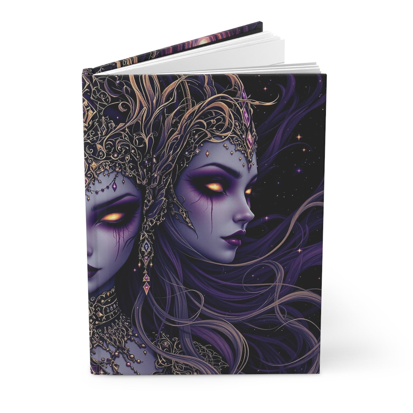 Midnight Goddess Hardcover Journal | 5x8 150 Pages | Hippsey Creations
