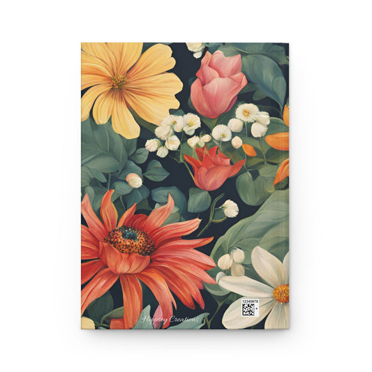 Summer Garden Hardcover Journal | 5x8 150 Pages | Hippsey Creations
