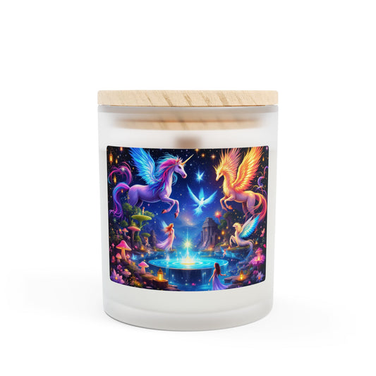 Unicorn Grove Soy Candle | 11oz Frosted Glass | Hippsey Creations