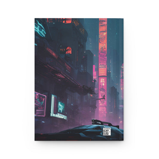 Cyberpunk Dreamscape Hardcover Journal | 5x8 150 Pages | Hippsey Creations