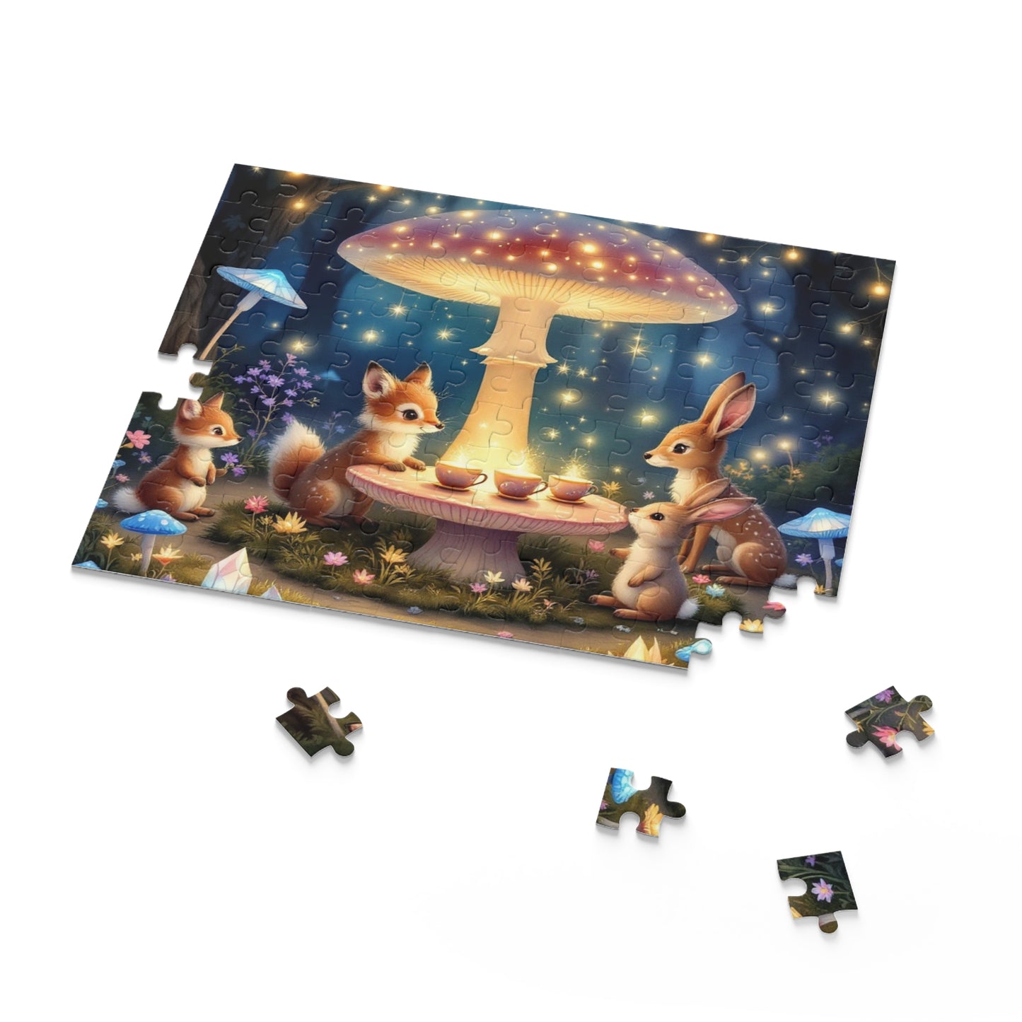 Enchanting Forest Creatures Puzzle | 120-500 Pieces | Hippsey Creations