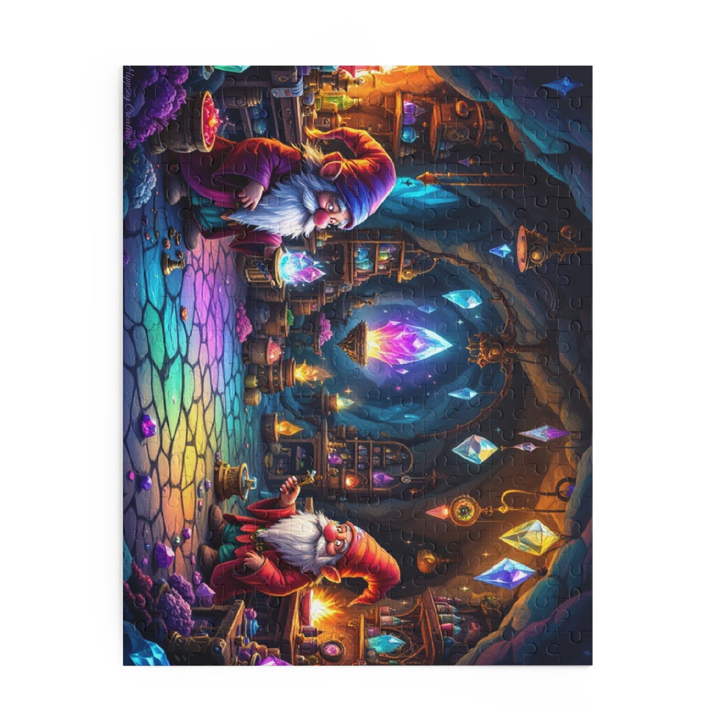 Enchanted Gnome Crystal Puzzle | 120-500 Pieces | Hippsey Creations