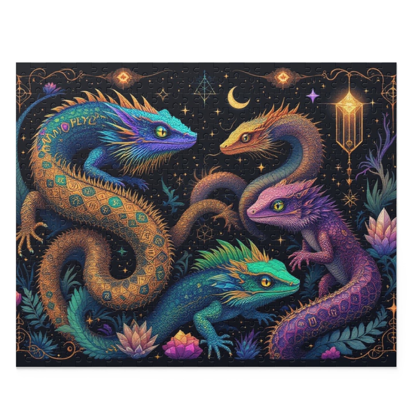 Mystic Lizard Legacy Puzzle | 120-500 Pieces | Hippsey Creations