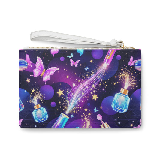 Magical Beauty Clutch Bag | Vegan Leather | Hippsey Creations