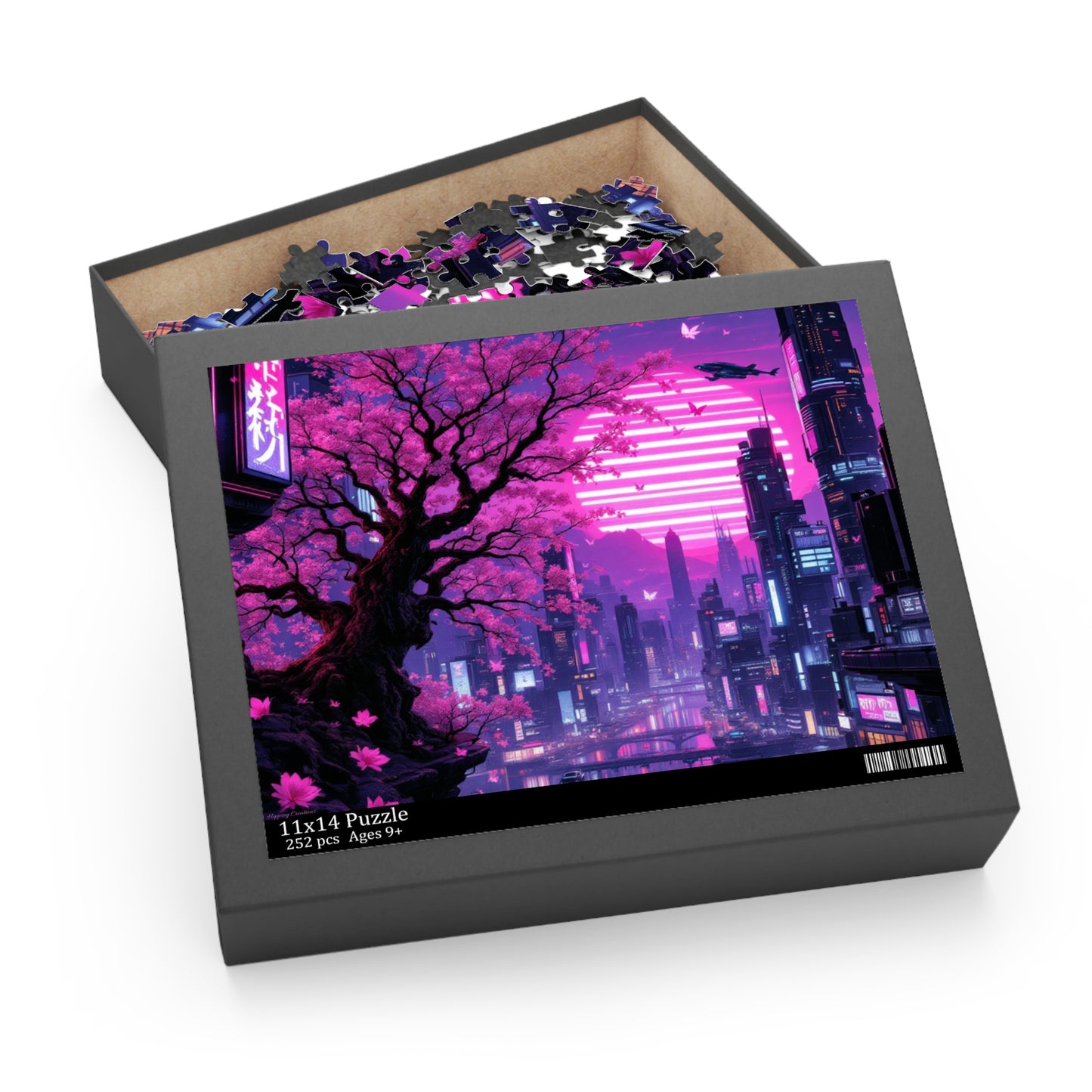 Dreamy Cityscape Puzzle | 120-500 Pieces | Hippsey Creations