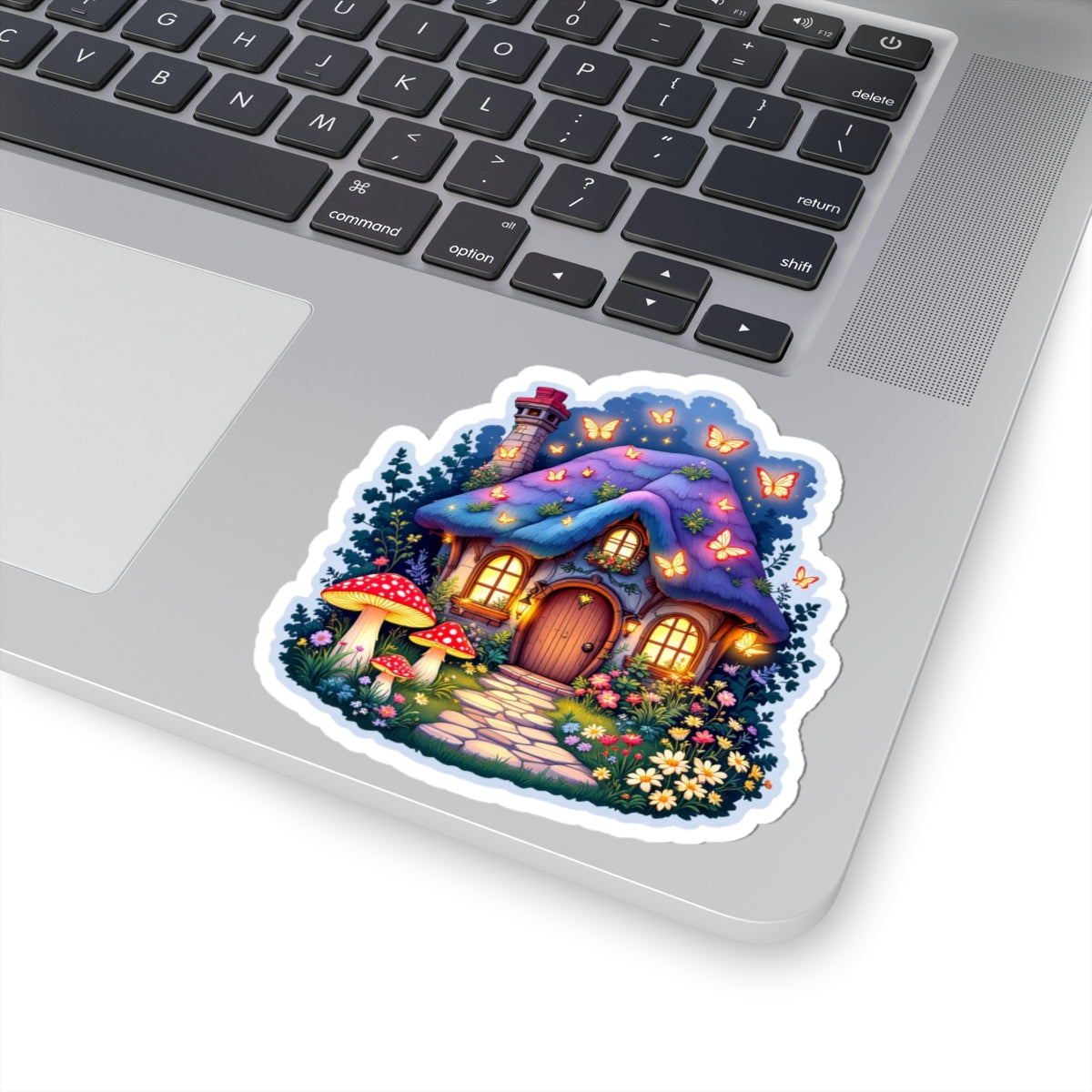Whimsical Cottage Sticker | Kiss-Cut Design | Hippsey Creations