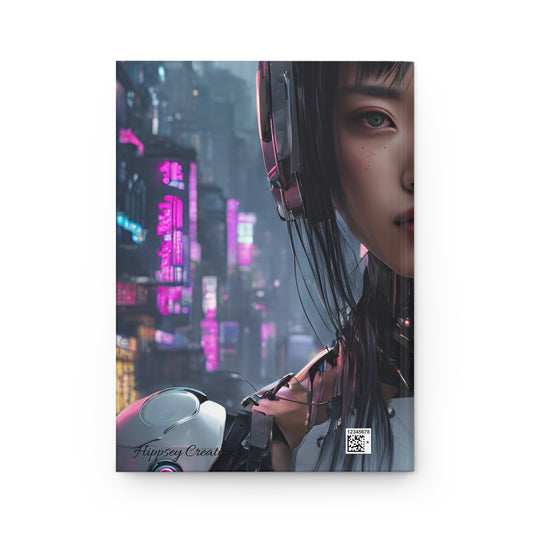 Techno Siren Hardcover Journal | 5x8 150 Pages | Hippsey Creations