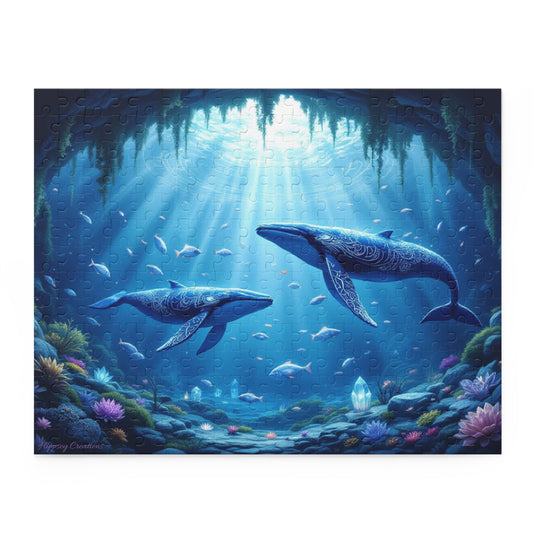 Wise Whales Puzzle | 120-500 Pieces | Hippsey Creations