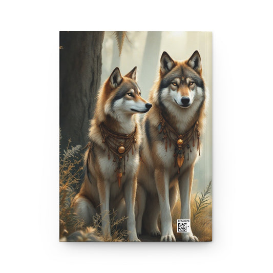 Spirit Wolf Guardian Hardcover Journal | 5x8 150 Pages | Hippsey Creations
