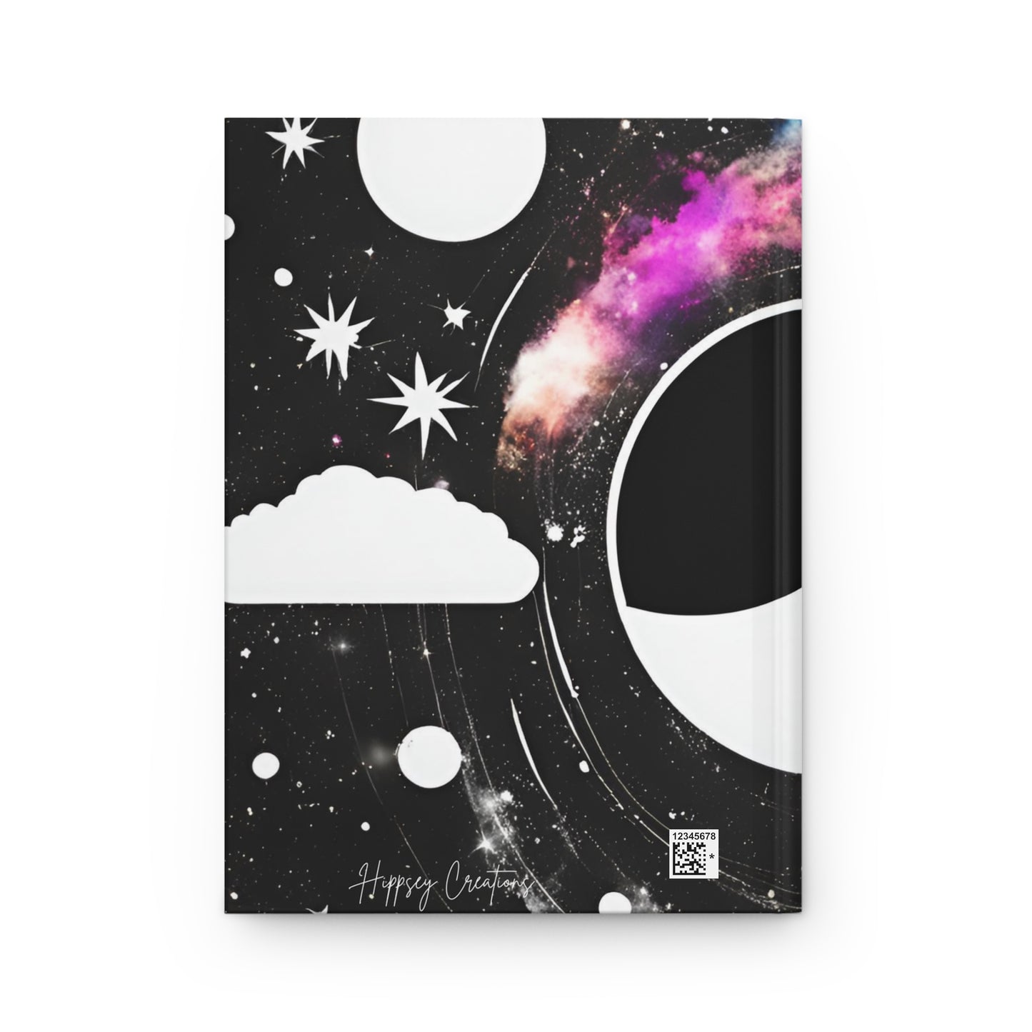 Starry Musings Journal – 5x8 Lined Pages, Cosmic Comet Design