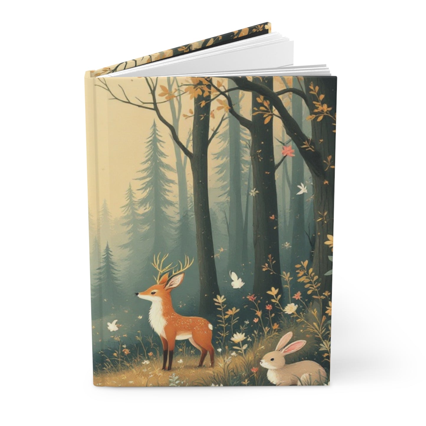 Mystic Woodland Dreams Hardcover Journal | 5x8 150 Pages | Hippsey Creations