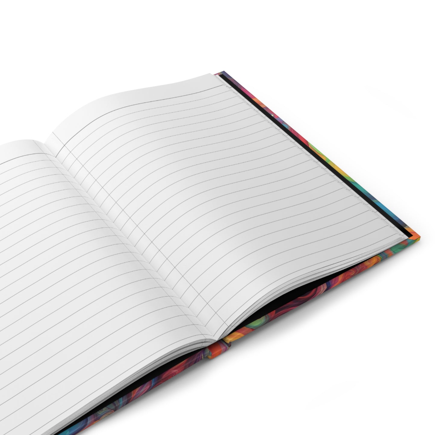 Psychedelic Palette Hardcover Journal - Hippsey Creations