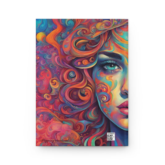 Fusion Whirl Hardcover Journal - Hippsey Creations