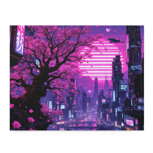Dreamy Cityscape Puzzle | 120-500 Pieces | Hippsey Creations