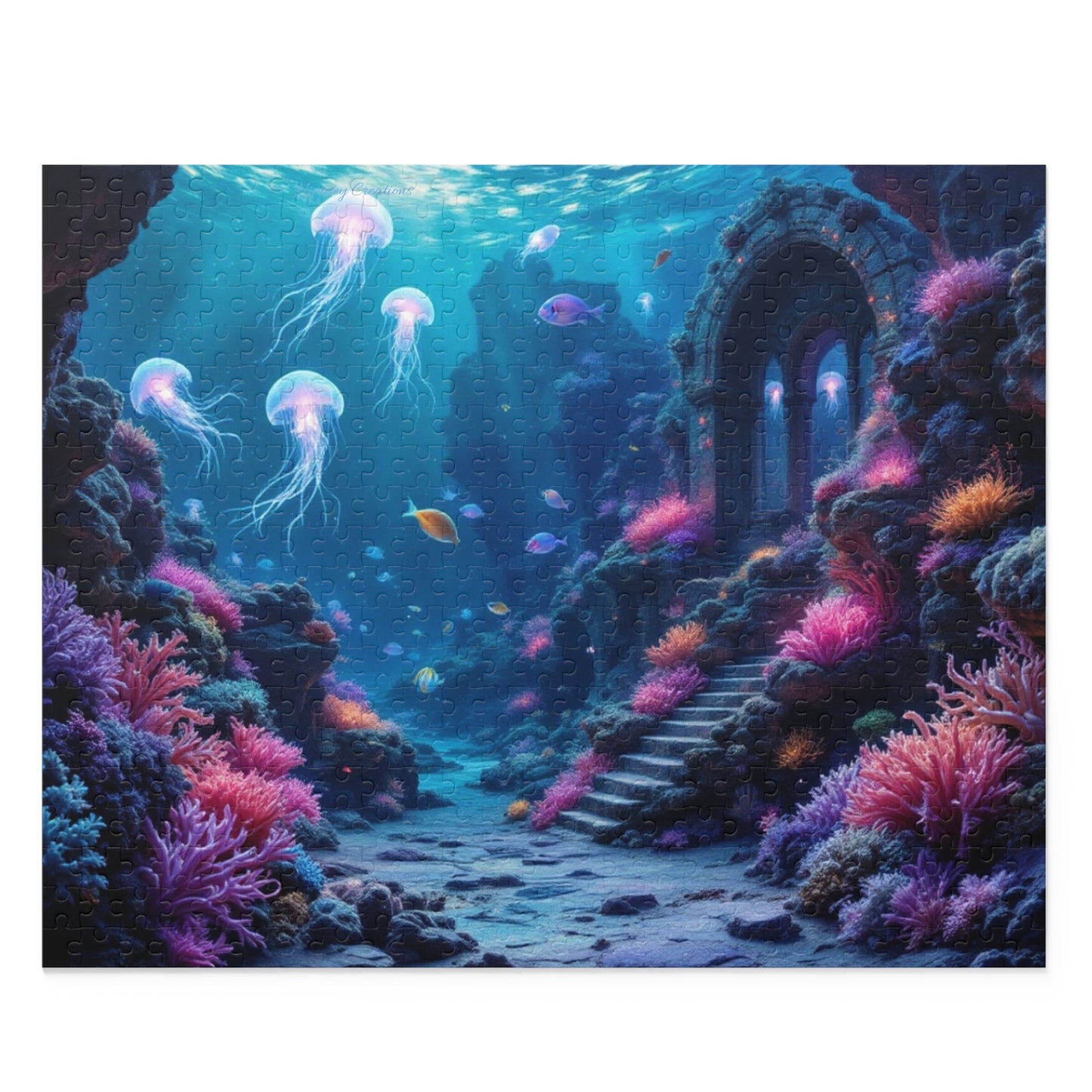 Underwater Serenity Puzzle | 120-500 Pieces | Hippsey Creations