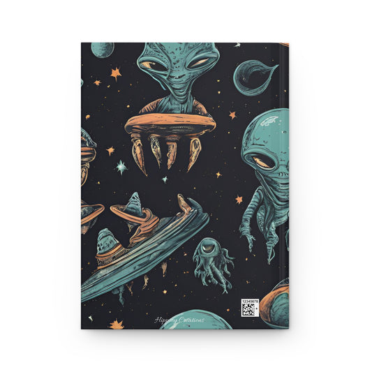 Intergalactic Odyssey Hardcover Journal | 5x8 150 Pages | Hippsey Creations